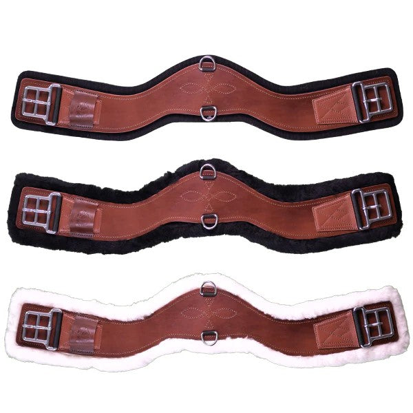 Total Saddle Fit - Shoulder Relief Cinch - Western Brown